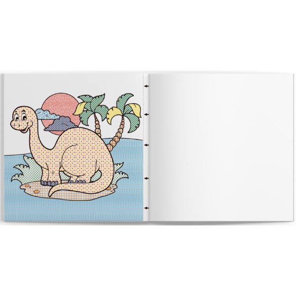Фото - Раскраски Crystal Book лучшая водяная. Динозавры (9789669871039)